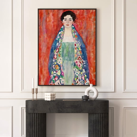 Gustav Klimt Print Wall Art Portrait Of Fraulein Lieser Giclée Colorful Abstract Art Living Room Decor Bedroom Wall Art Modern Wall Decor