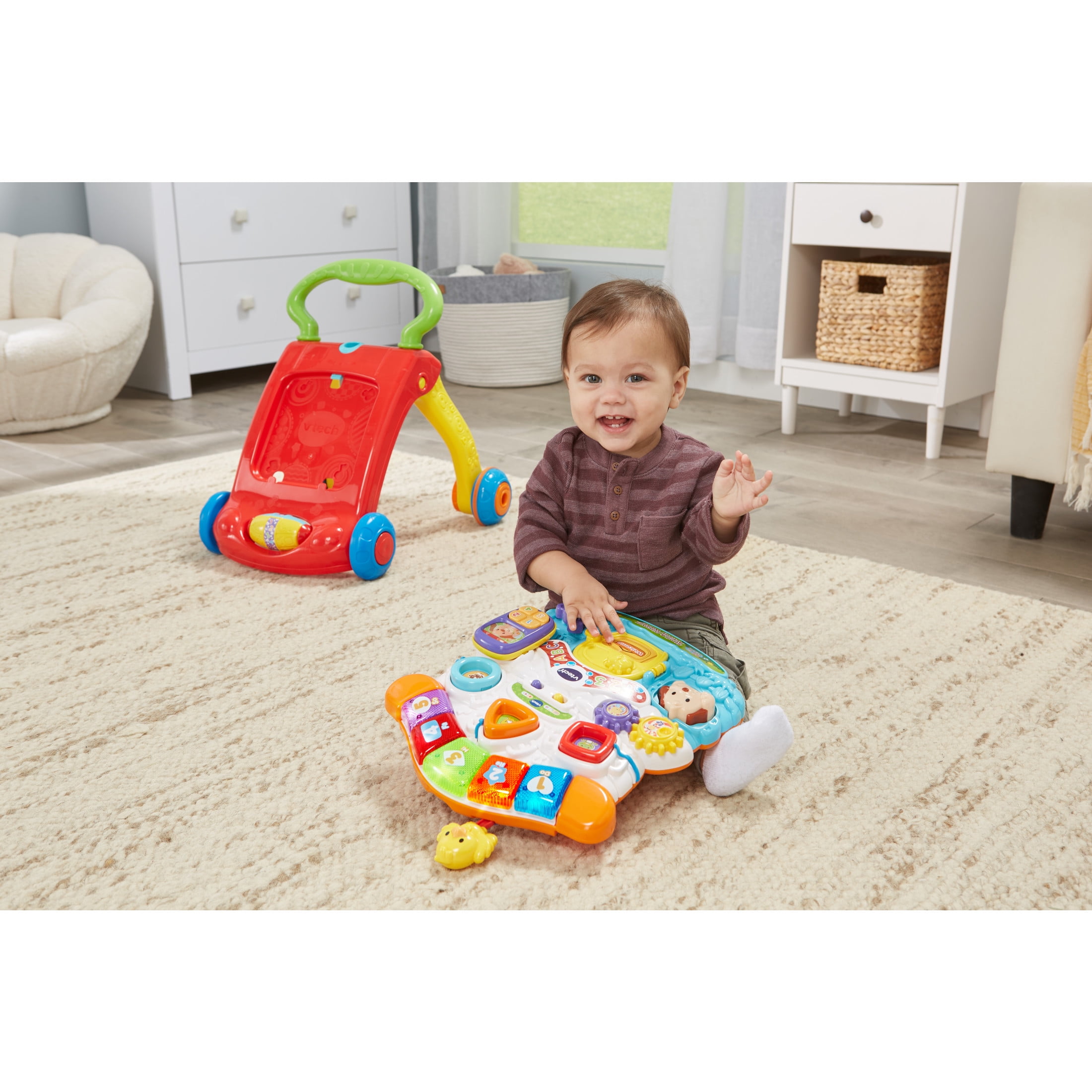 VTech Stroll & Discover Activity Walker with Accessories, Baby and Toddler Toys