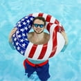 thumbnail image 5 of Swimline 36" Inflatable American Flag Swimming Pool & Lake Tube Float (16 Pack), 5 of 5
