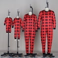 thumbnail image 3 of Conjuntos navideños europeos y americanos 2023 Familia de tres monos a cuadros para padres e hijos Ropa para el hogar Conjuntos para padres e hijos y conjuntos para toda la familia, 3 of 5