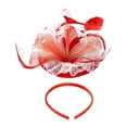 thumbnail image 3 of Tocados para mujer, diadema de plumas, accesorio para el cabello, sombrero de vestir, pinza para el pelo de los años 20, tocado para graduación,, 3 of 10