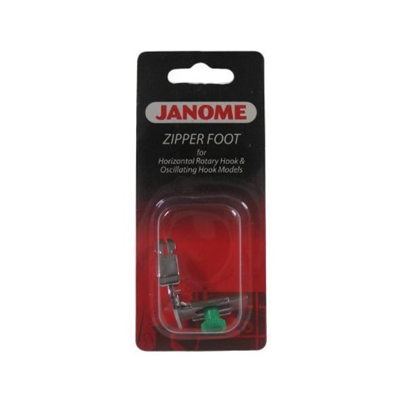 Janome à Chargement par le Haut - Base Étroite, Fermeture Éclair Réglable, Pied