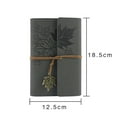thumbnail image 2 of SagaSave A6 Vintage Notebook Diary Sketchbook Travel Journals Writing PU Leather Stationery Gray, 2 of 4