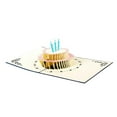 thumbnail image 4 of HLONKPremium Papercraft 3D Up Birthday Greeting Cards Creative Gift Cards with Birthday Cake Design (Blue), 4 of 6
