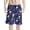 Blue Rose Skull Print, variant on Men's Beach Shorts Swim Trunks With Puerto Rico Flag Palm Print - Quick Dry for Summer Vacation and Water Activities