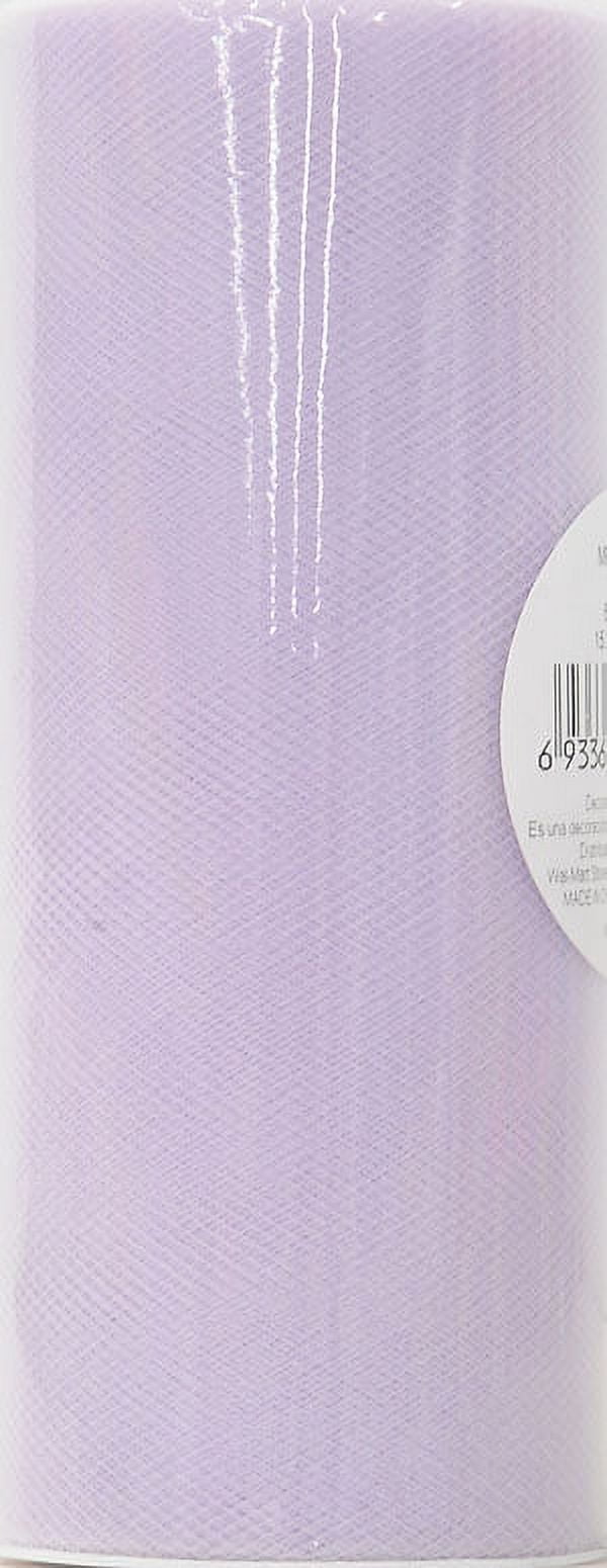 Fuzhou Unbrand 6inch Lavender Matte Tulle,100% Polyester by the Bolt.