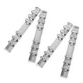 thumbnail image 2 of SHISUYAN Clips Office Supplies Silver Rectangular 4Set 7.1x0.8x0.8In, 2 of 8