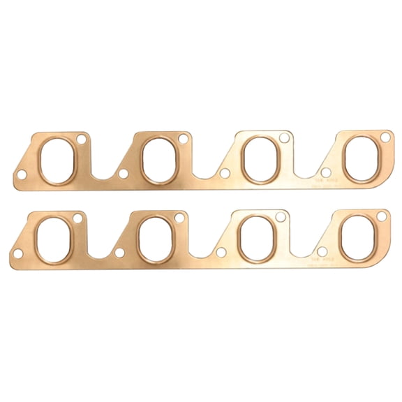 SCE Gaskets 4052 Pro Copper Header Gasket - 1.350 x 1.875 in Oval Port - Pair