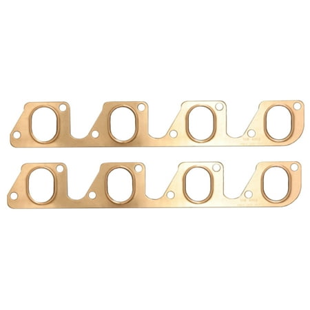 SCE Gaskets 4052 Pro Copper Header Gasket - 1.350 x 1.875 in Oval Port - Pair