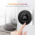 thumbnail image 4 of Amdohai 95-240V Thermostat Intelligent Wi-Fi Programmable Chauffage Électrique Thermostat Contrôleur de Température Commande Vocale par Application Rétroéclairage LCD Chauffage Électrique Thermorégulateur Compatible avec Echo Home Tm, 4 of 7
