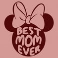 thumbnail image 2 of Junior's Minnie Mouse Best Mom Ever Silhouette  Sweatshirt Desert Pink X Large, 2 of 3