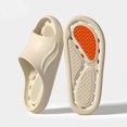 thumbnail image 2 of Cozy Water Slide In Home Slippers For Couples Open Toe Indoor Bath Spa Slippers With Sole, 2 of 4
