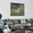thumbnail image 3 of French Painter Claude Monet Garden at Giverny Poster Canvas Poster Wall Art Picture Prints Hanging Photo Gift Decor Home Posters Artworks 16x16inch(40x40cm), 3 of 5