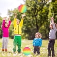 thumbnail image 3 of Rainbow Rubber Playground Ball for Children Needing Inflation for Outdoor Activities, 3 of 8
