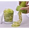thumbnail image 4 of Cortadora de verduras en espiral de mano 4 en 1, cortador en espiral con contenedor, zanahoria, pepino, cebolla, calabacín, 4 of 5