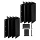 thumbnail image 2 of Soportes de esquina para camas elevadas de jardín con tornillos Soporte de esquina de metal resistente de 11 x 3 x 3 para camas elevadas de jardín 8 piezas, 2 of 7