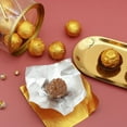 thumbnail image 2 of 500 envoltorios de papel de aluminio dorado para envolver regalos, alimentos y chocolate (9 x 9 cm), 2 of 8