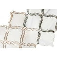 thumbnail image 5 of The Tile Life Tahitian Pearl Lantern 14" x 14.5" Statuario Silver Glass Mosaic Tile 1-Piece, 5 of 11