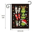 The grinch Christmas Decorations Christmas Garden Flag Floral Cartoon Double Sided
