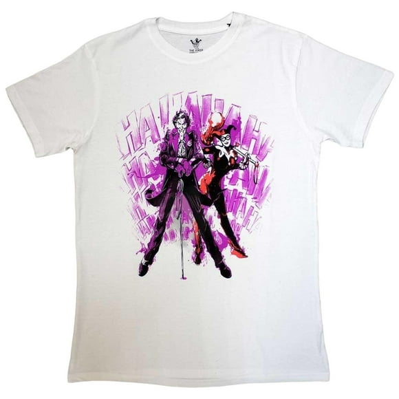 The Joker  Adult HaHa Harley Quinn T-Shirt