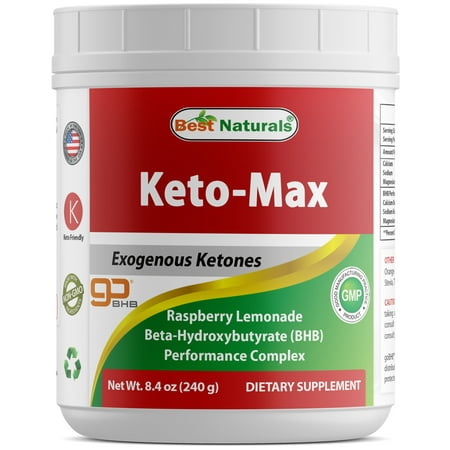 Best Naturals Keto BHB Salts Supplement with goBHB - Beta Hydroxybutyrate Exogenous Ketones 7.9 OZ - Raspberry Lemonade (Best No Xplode Flavor)