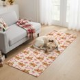 thumbnail image 2 of Christmas Gingerbread Man Washable Area Rug 2 x 6 ft Winter Country Red Stripe Bow Tie Candy Soft Non‑Slip Rugs Stain Repellent Indoor Mats for Long Hallway, Kitchen Runner, Corridor Laundry, 2 of 9