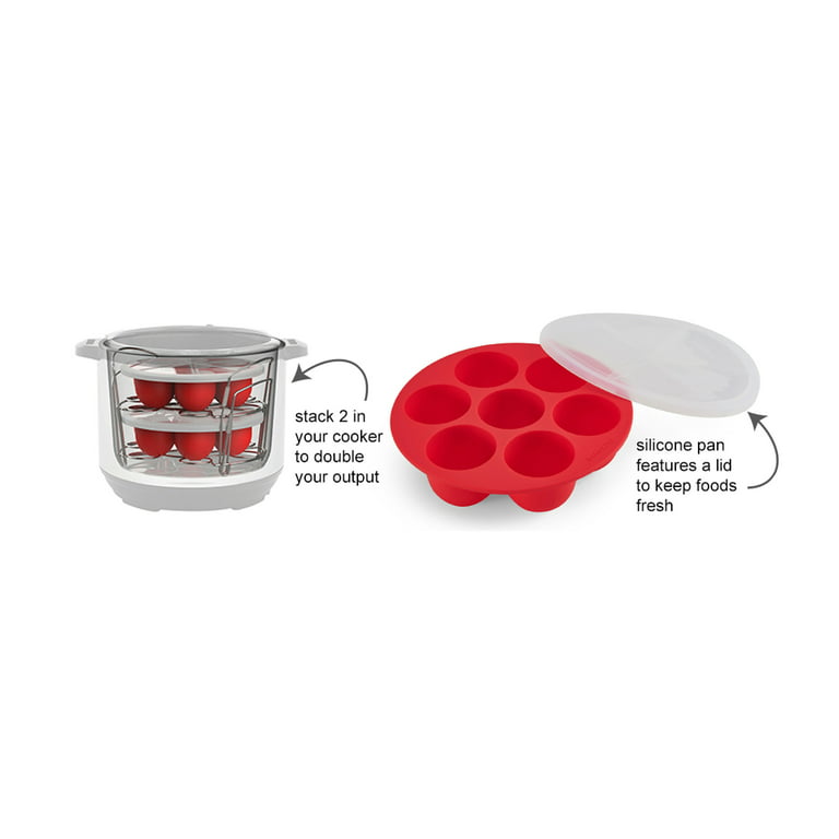 Instant Pot Bakeware Sling Official Silicone Accessory, 8 and 6 Quart  Cookers in Red 