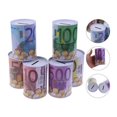 thumbnail image 2 of Square Piggy Bank Logbook Series Tin Plate Box Money Saving Pot Coin Box Gift Home Decoration Money Box Savings Coin Banknote Have Educational Significance ,Long Lasting, 2 of 6