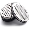 thumbnail image 1 of TORUBIA Cheese Grater Citrus Lemon Zester with Food Storage Container & Lid - Perfect For Hard Parmesan Or Soft Cheddar Cheeses, Ginger, Vegetables, Butter, Chocolate & Nutmeg (Black), 1 of 7