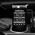 thumbnail image 5 of Birthday Gifts for Women Who Have Everything - Sometimes You Forget You Are Awesome Gifts for Women Mothers Day Gifts for Mom Tumbler with Handle and Straw Baskets for Women Fun Gifts 40OZ, 5 of 6
