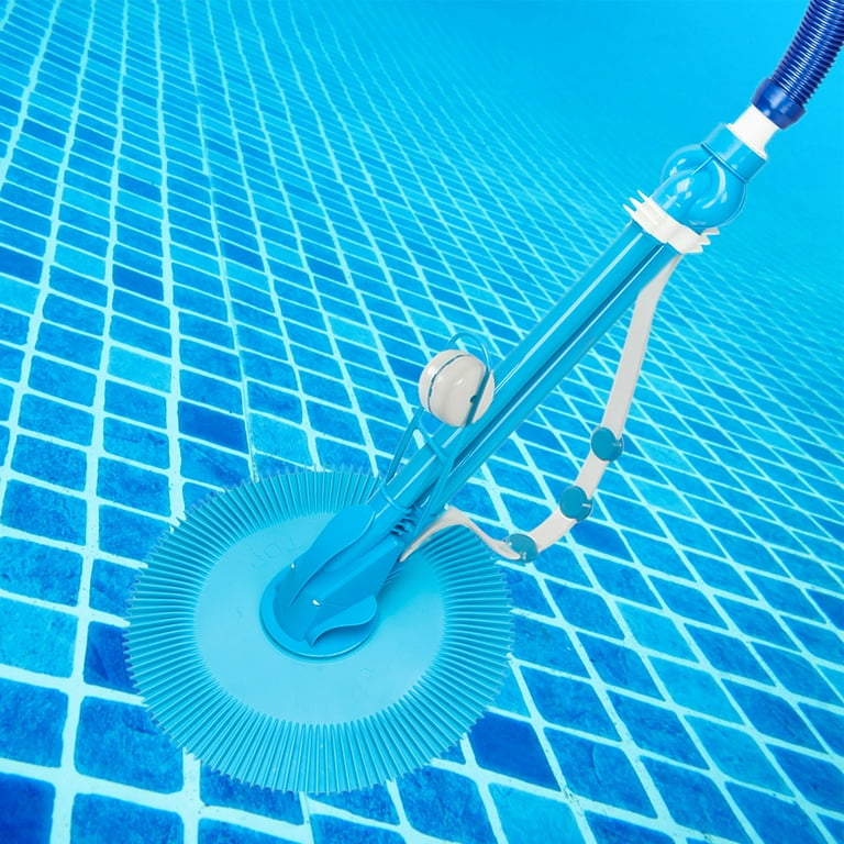 Automatic Suction Pool Vacuum Cleaner – For In-Ground & Above-Ground Pools, 10 Hose Sections, Low Noise, Needs Pool Pump