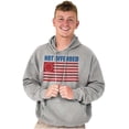 thumbnail image 4 of Not Offended Funny Betsy Ross Flag Hoodie Sweatshirt Women Men Brisco Brands M, 4 of 6