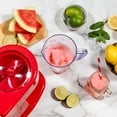 thumbnail image 3 of Nostalgia Slushie Machine, 40 oz Ice Shaver and Slushy Maker for Soda, Juices, Cold Coffee, and More, Red, 3 of 8