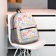 thumbnail image 4 of Fotbe Retro Floral Mochila Ligera Casual para Laptop para Hombres y Mujeres, Mochila Impermeable de Uso Diario, Mochila para Universidad, 4 of 5
