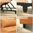 thumbnail image 2 of Ainfox 4-in-1 Convertible Sleeper Chair Bed Pull Out Sofa Bed Chaise Lounge for Home Office, Yellow, 2 of 9