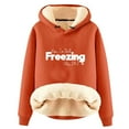 thumbnail image 1 of DPTALR Sweat à Capuche d'Hiver Chaud en Peluche Manches Longues pour Femmes, 1 of 3