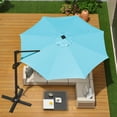 thumbnail image 4 of 10FT Premium Cantilever Patio Umbrella, 360° Rotation, Adjustable Tilt & UV 50+ Sun Protection for Outdoor Spaces, 4 of 8