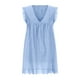 thumbnail image 5 of Vestidos Para Mujer Vestidos Casuales Moda Sólido Sin Mangas Cuello en V Ahueca Hacia Fuera Mini Cremallera Patchwork Bolsillo Mono Mameluco Odeerbi  ODB152388, 5 of 5