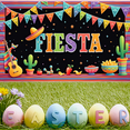 thumbnail image 6 of Colorful Design Fiesta Banner Sombrero Fiesta Party Cactus Fiesta for Mexican Celebration Festive Event Indoor Decor Party Backdrop, 6 of 7