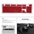 thumbnail image 1 of DIY decorativo PBT 104 teclas teclas para 87104 mecáco Uversal profesional con extractor de teclas accesorios profesionales duraderos rojo Macarena Teclas de teclado, 1 of 5