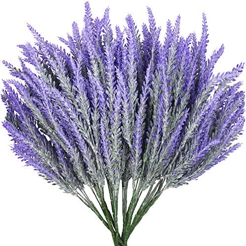 10 Bundles Each 14 Artificial Flowers Lavender Purple Flocked Bouquet Diy Decorative Potted Garden Simulation Flower Wedding Garden Office Decoration White Seed Flakes Cover Walmart Com Walmart Com
