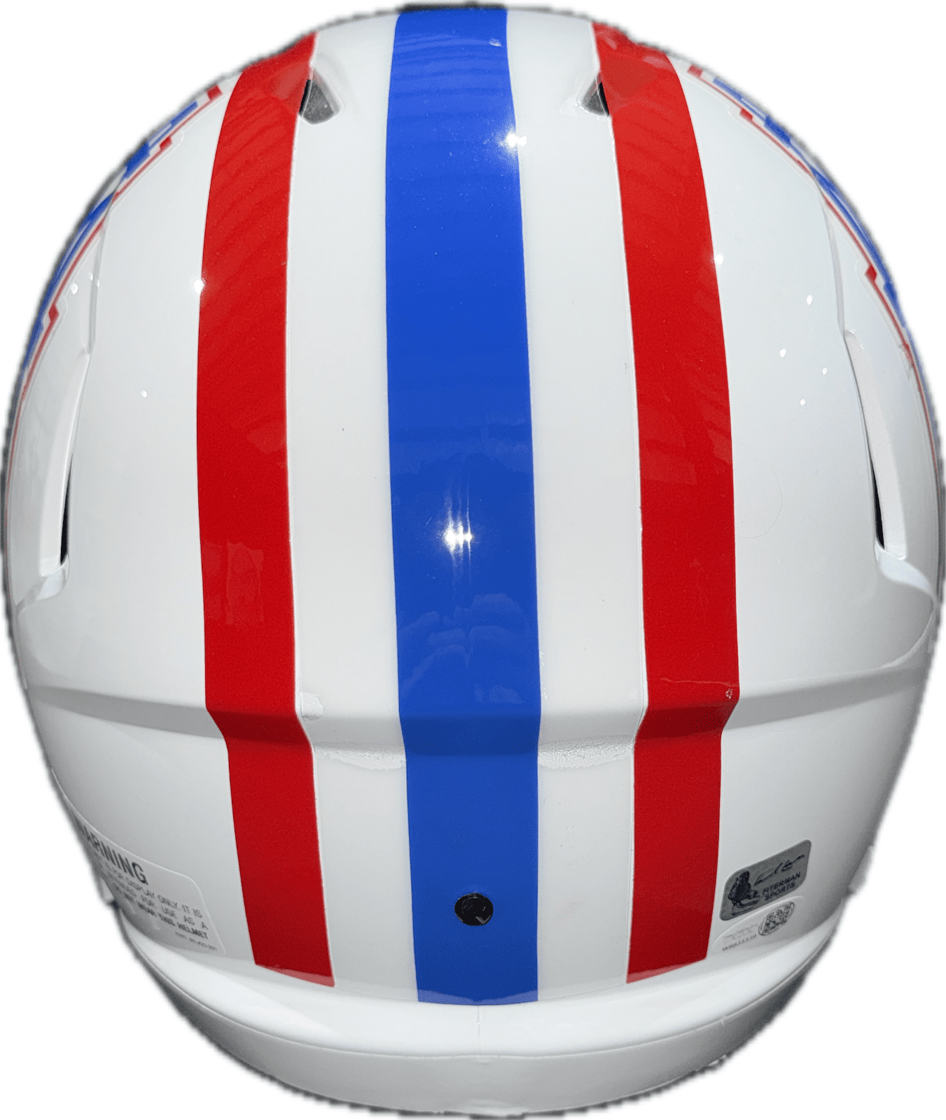 Earl Campbell Signed Oilers Full Size Speed Helmet JSA HOF 91 GRAY Face Mask