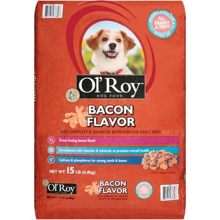 Ol' Roy Bacon Flavor Dry Dog Food, 15 Lb