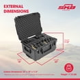 thumbnail image 3 of SKB Multi Hand Gun Case, 8 Gun Capacity, Custom Foam Interior, Waterproof, Black, 3 of 9