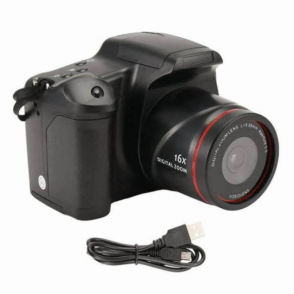 Digital Camera Vlog Camera Photography 16X Digital Zoom 1080P HD SLR Camera Anti-Shake Photo Cameras for Live Stream