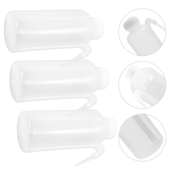 Tineasur Plastic Squeeze Bottles Wash Bottles PE Spraying Personal Care 3pcs