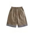 thumbnail image 2 of TaTaai Women Summer Casual Knee Length Shorts Daily Commute Wear Ladies Street Office Vacation Outings Soft Stretchy Non-See-Through Stylish Bottoms Gift, 2 of 4