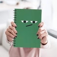 thumbnail image 5 of ERTZAE spiral composition notebooks,A5 Green 96 sheets college ruled notebook,Cute Expression Notebooks,double-wire binding Notepad,Smooth Writing,Notebooks for Work,Campus,Birthday Gift Notebook, 5 of 5