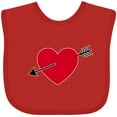 thumbnail image 3 of Inktastic Valentines Day Heart Arrow Boys or Girls Baby Bib, 3 of 4