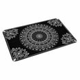 thumbnail image 2 of Black Boho Door Mat&nbsp;Indoor Outdoor Entrance,Non Slip Small Rug for Kitchen Bathroom Entryway Rug,Retro Farmhouse Neutral Abstract Geometric Washable Doormat Floor Mat 18x30 Inch, 2 of 8